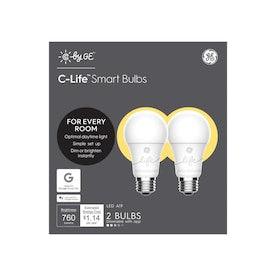 GE Smart 60-Watt EQ A19 Soft White Dimmable LED Light Bulb (2-Pack) - Hardwarestore Delivery