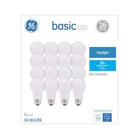 GE Basic 60-Watt EQ A19 Daylight LED Light Bulb (16-Pack) - Hardwarestore Delivery