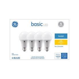 GE Basic 100-Watt EQ A19 Daylight LED Light Bulb (4-Pack) - Hardwarestore Delivery