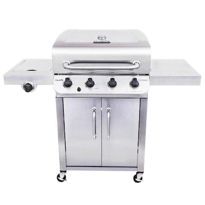 Char-Broil Performance Stainless 4-Burner Liquid Propane Gas Grill with 1 Side Burner - Super Arbor
