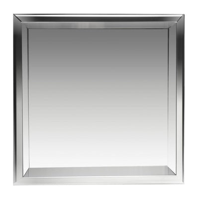 16 in. x 16 in. x 4 in. Niche in Polished Stainless Steel - Super Arbor