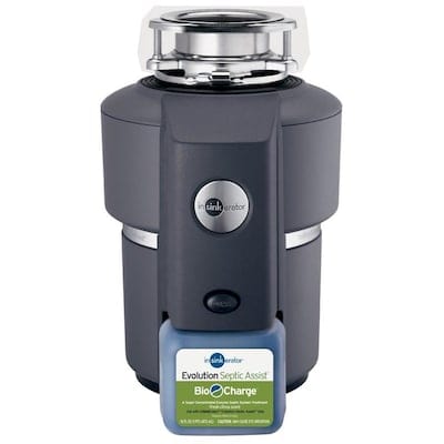 InSinkErator Evolution Septic Assist 3/4-HP Continuous Feed Noise Insulation Garbage Disposal