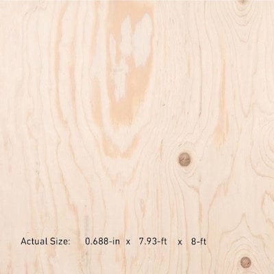 23/32 Cat Ps1-09 Tongue and Groove Douglas Fir Subfloor, Application as 4 x 8