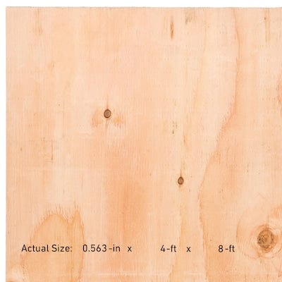 19/32 Cat Ps1-09 Square Structural Douglas Fir Sheathing, Application as 4 x 8