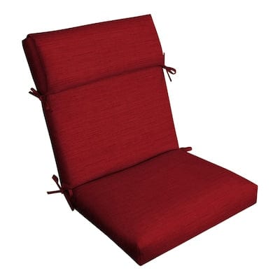 allen + roth Cherry Red High Back Patio Chair Cushion - Super Arbor