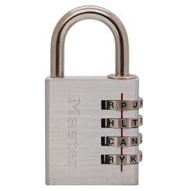 Master Lock 1.57-in Aluminum Combination Padlock - Super Arbor