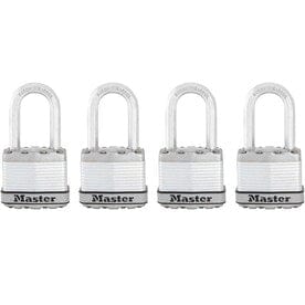Master Lock 4-Pack 1.75-in Steel Keyed Padlock - Super Arbor