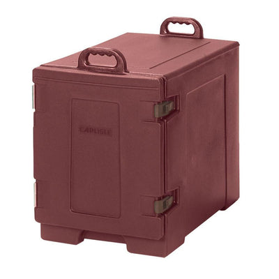 Cateraide End Loading Insulated Pan Carrier in Brick Red - Super Arbor