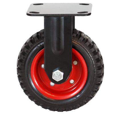 8 in. Fixed Heavy-Duty Industrial Caster - Super Arbor