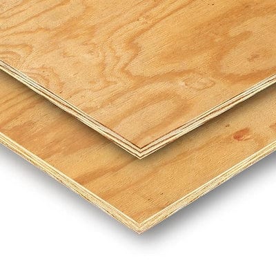 Plytanium 3/8 Cat Ps1-09 Square Structural Pine Sheathing, Application as 4 x 8