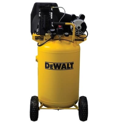 DEWALT 30-Gallon Single Stage Portable Electric Vertical Air Compressor