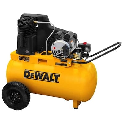 DEWALT 20-Gallon Single Stage Portable Electric Horizontal Air Compressor