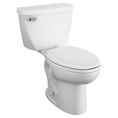 Cadet 2-Piece 1.6 GPF Tall Height Pressure-Assisted Elongated Toilet in White, Seat Not Included - Super Arbor