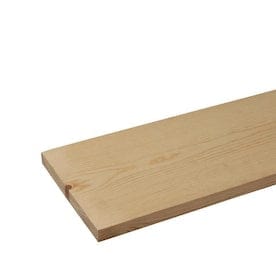 (Common: 1-in x 8-in x 12-ft; Actual: 0.75-in x 7.25-in x 12-ft) Whitewood Board - Super Arbor