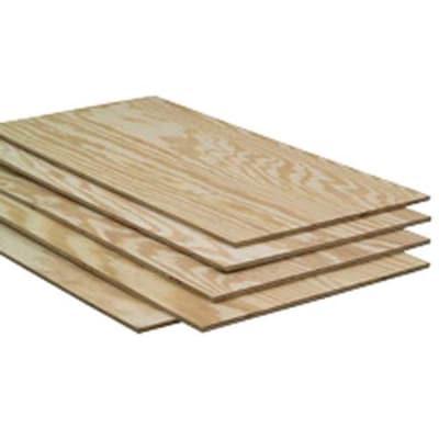 Severe Weather 1/2-in Common Pine Plywood Sheathing, Application as 2 x 4