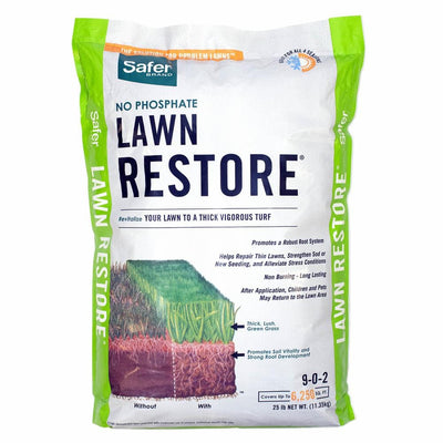 Safer Brand 25 lbs. Lawn Restore Natural Fertilizer