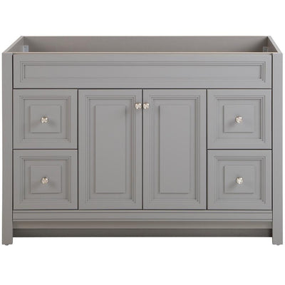 Brinkhill 48 in. W x 34 in. H x 22 in. D Bath Vanity Cabinet Only in Sterling Gray - Super Arbor