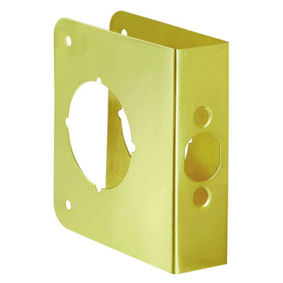2-3/8 in. x 1-3/8 in. Solid Brass Door Reinforcer - Super Arbor