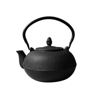 3 l Hakone Matte Black Cast Iron Teapot/Wood Stove Humidifier - Super Arbor