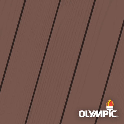 Olympic Maximum 5 gal. Russet Solid Color Exterior Stain and Sealant in One - Super Arbor