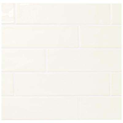 Marazzi LuxeCraft White 3 in. x 12 in. Glazed Ceramic Wall Tile (12 sq. ft. / case)