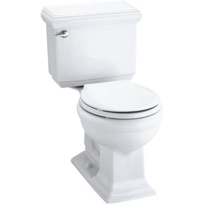 Memoirs Classic 2-Piece 1.28 GPF Single Flush Round Toilet with AquaPiston Flushing Technology in White - Super Arbor