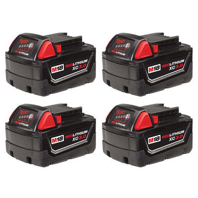 M18 18-Volt Lithium-Ion XC Extended Capacity Battery Pack 3.0Ah (4-Pack) - Super Arbor