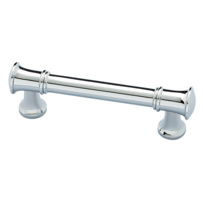 Silverton 3 in. (76 mm) Center-to-Center Polished Chrome Drawer Pull - Super Arbor