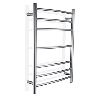 Gown 7-Bar Electric Towel Warmer in Polished Chrome - Super Arbor