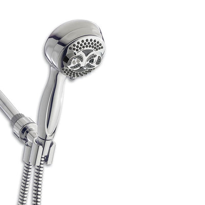 6-Spray 3.5 in. Single Wall Mount Handheld Shower Head in Chrome - Super Arbor