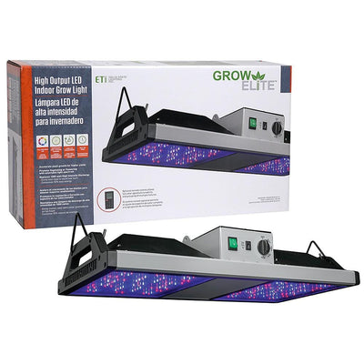 GrowElite Brushed Nickel Integrated LED 500-Watt High Output Indoor Grow Light Daylight 1000-Watt HID Replacement - Super Arbor