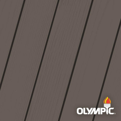 Olympic Maximum 5 gal. Oxford Brown Solid Color Exterior Stain and Sealant in One - Super Arbor