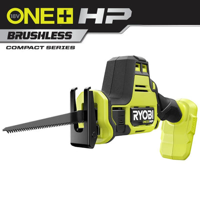 ONE+ HP 18V Brushless Cordless Compact One-Handed Reciprocating Saw (Tool Only) - Super Arbor