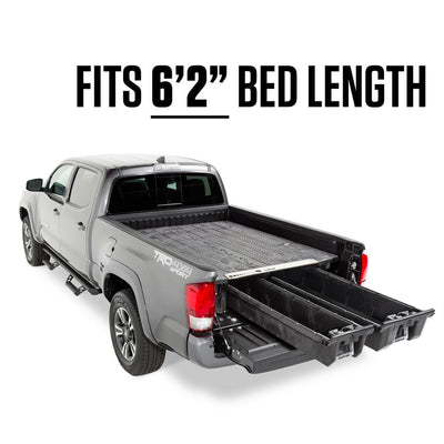 DECKED 6 ft. 2 in. Pick Up Truck Storage System for Toyota Tacoma (2019-Current) - Super Arbor