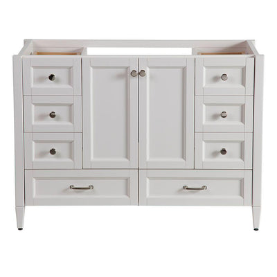 Claxby 48 in. W x 34 in H x 22 in. D Bath Vanity Cabinet Only in Cream - Super Arbor