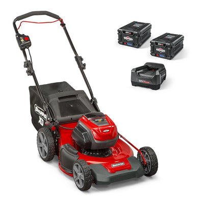 Snapper XD 82-Volt MAX Cordless Electric 21 in. Lawn Mower Kit with (2) 2.0 Batteries and (1) Rapid Charger - Super Arbor