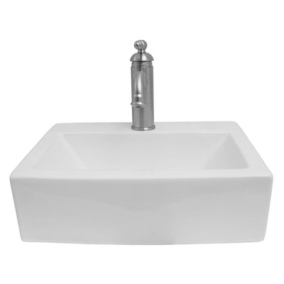 Barclay Products Sophie Wall-Mount Sink in White - Super Arbor