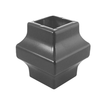 3/4 in. Charcoal Aluminum Square Baluster Collar - Super Arbor