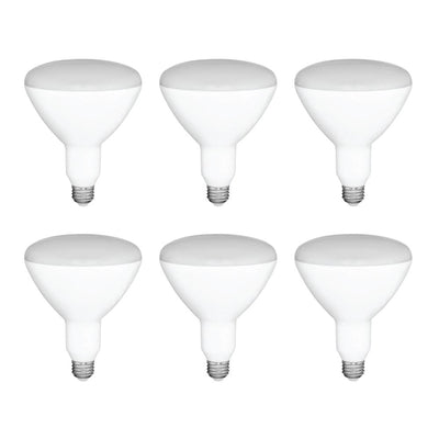 65-Watt Equivalent BR30 Dimmable LED Light Bulb Daylight (6-Pack) - Super Arbor
