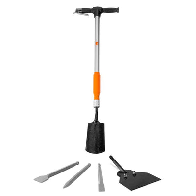 5-in-1 Pneumatic Multi-Function Tool with Scraper, Shovel and Chisel Attachments - Super Arbor