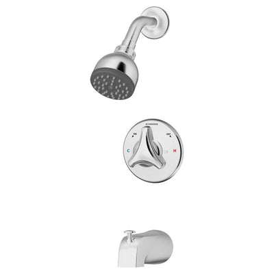 Origins Temptrol Single-Handle 1-Spray Tub and Shower Faucet with Stops in Chrome (Valve Included) - Super Arbor