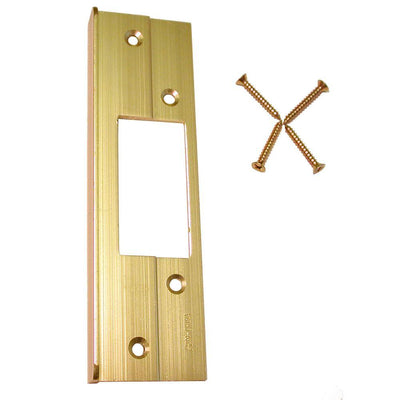 6 in. Brass Guard-A Latch Security Protector Plate - Super Arbor
