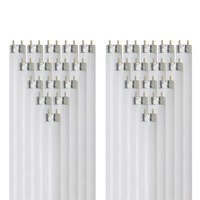 Sunlite 32-Watt 4 ft. Linear T8 Fluorescent Tube Light Bulb, Warm White 3000K (30-Pack) - Super Arbor