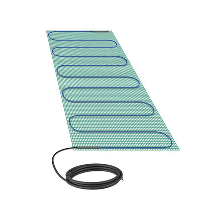 WarmlyYours TempZone 3 ft. x 11.5 in. 120-Volt Radiant Floor Heating Mat for Shower Bench (Covers 2.9 sq. ft.) - Super Arbor