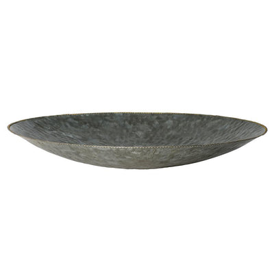 Industrial Luxe Small Galvanized Iron Serving Bowl - Super Arbor