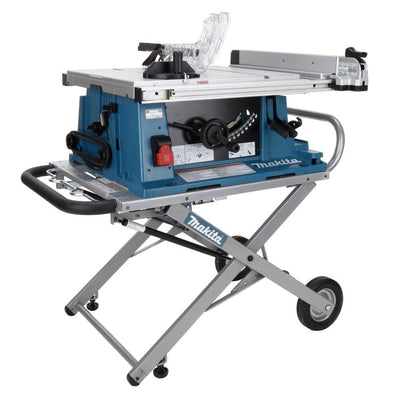 15 Amp 10 in. Corded Contractor Table Saw with Portable Stand, 25 in. Rip Capacity and 32T Carbide Blade - Super Arbor