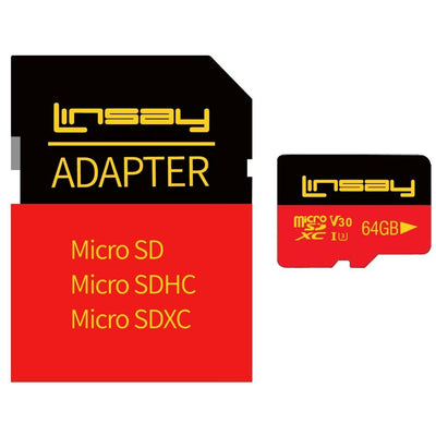High Speed Micro SD Card 64GB V30 4K ULTRA HD - Super Arbor