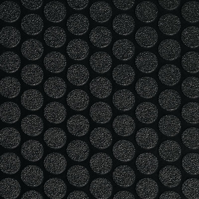 G-Floor Small Coin 7.5 ft. x 17 ft. Midnight Black Commercial Grade Vinyl Garage Flooring Cover and Protector
