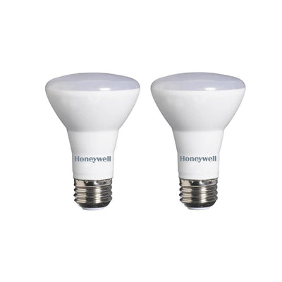 Honeywell 45W Equivalent Warm White R20 Dimmable LED Light Bulb (2-Pack) - Super Arbor