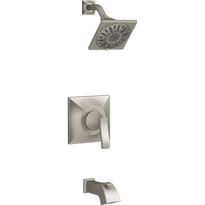 Truss Rite-Temp 1-Handle 3-Spray Tub and Shower Faucet in Vibrant Brushed Nickel (Valve Included) - Super Arbor